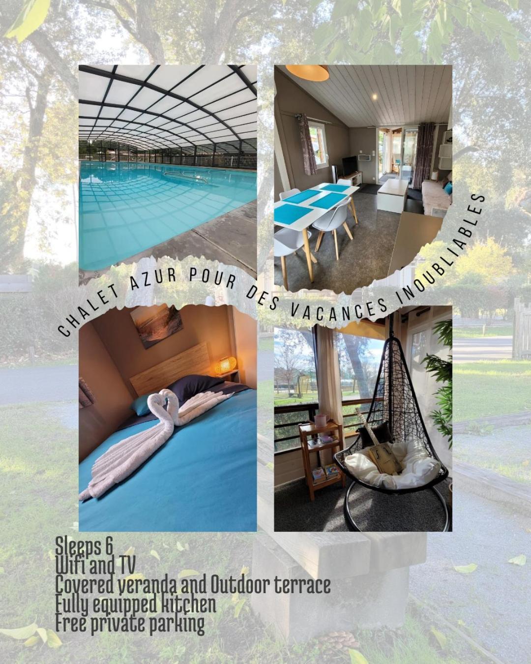 Chalet Familial Entre Lac Et Foret Azur エクステリア 写真